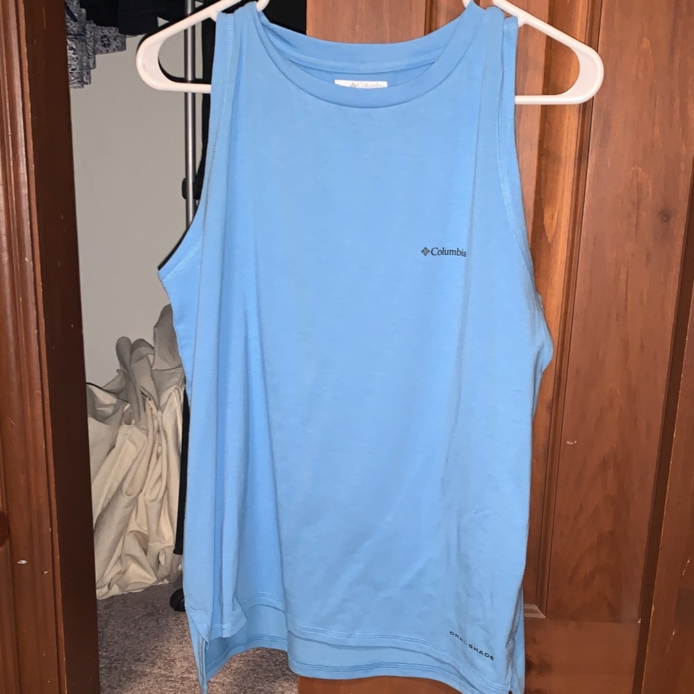 Columbia Sky Blue Sleeveless Shirt